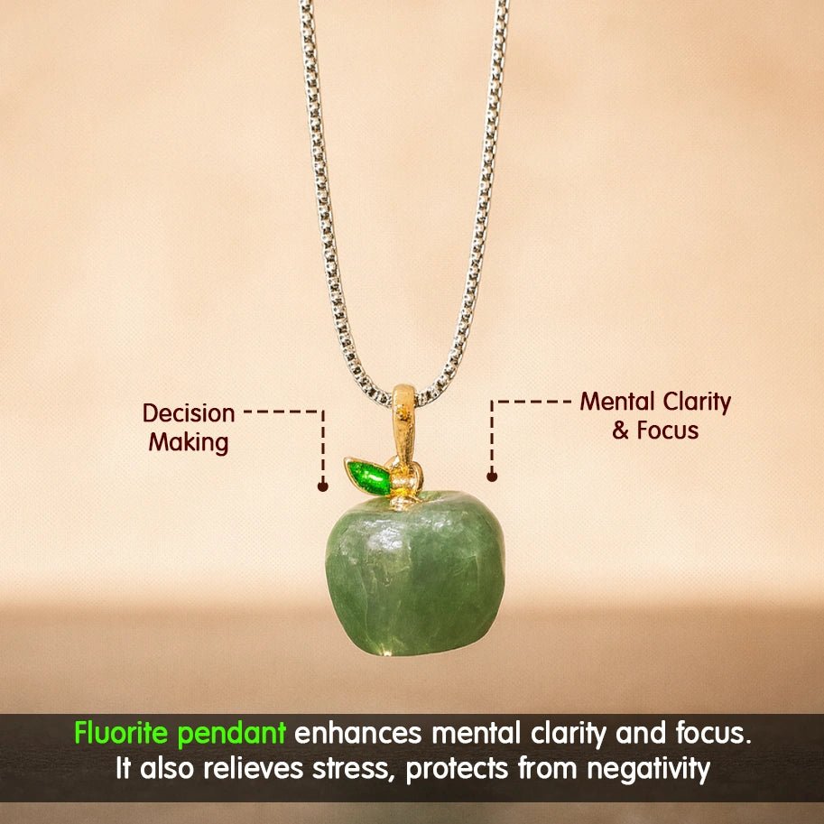 Fluorite Apple Pendant - Aditya Kundali