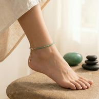 Green Aventurine Anklet - Aditya Kundali