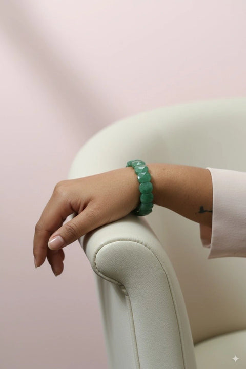 Green Aventurine Bracelet by Aditya Kundli