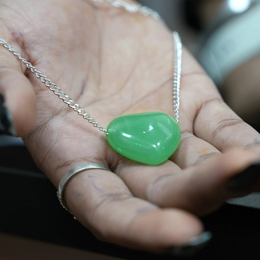 Green Aventurine Pendant by Aditya Kundli