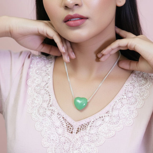 Green Aventurine Pendant by Aditya Kundli - Aditya Kundali
