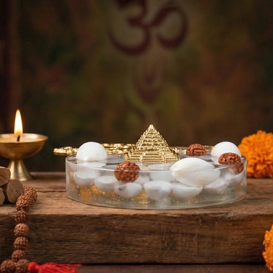 Kuber Key & Shri Yantra Plate - Aditya Kundali