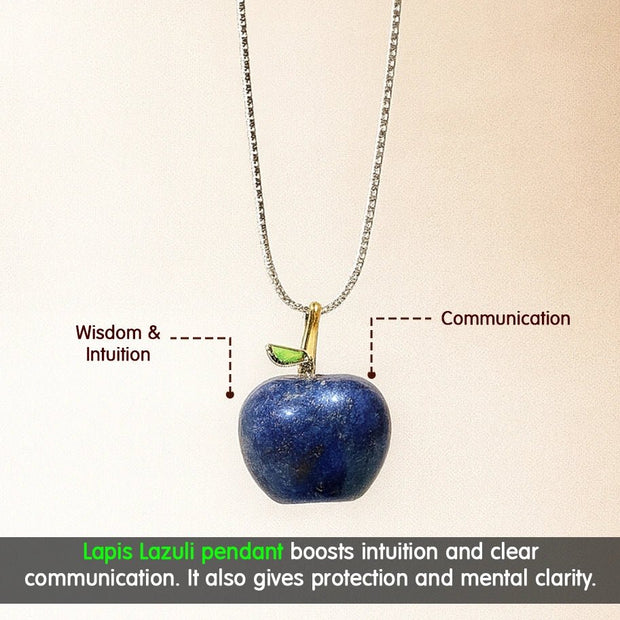 Lapis Lazuli Apple Pendant - Aditya Kundali