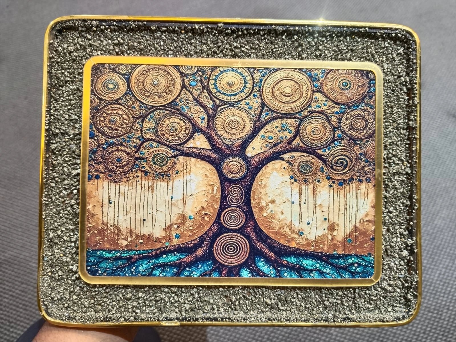 Luck & Money Tree Pyrite Frame - Aditya Kundali