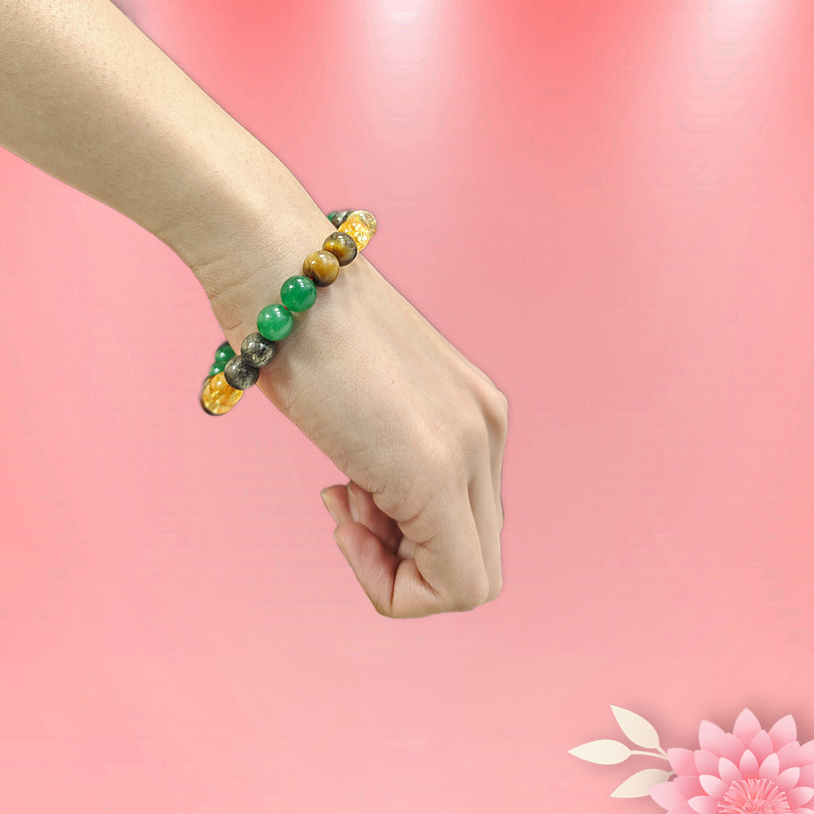 Money, Luck & Fortune Bracelet by Aditya Kundli