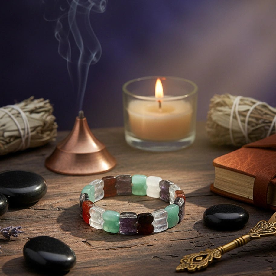 Mix Crystal Band Bracelet - Aditya Kundali