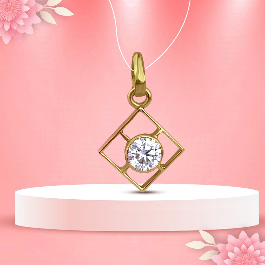 Moissanite Pendant by Aditya Kundli - Aditya Kundali