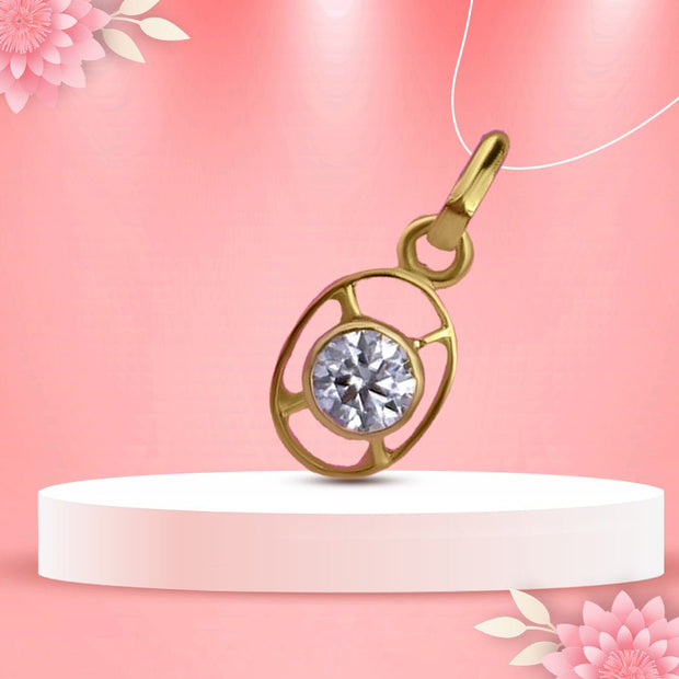 Moissanite Pendant by Aditya Kundli - Aditya Kundali