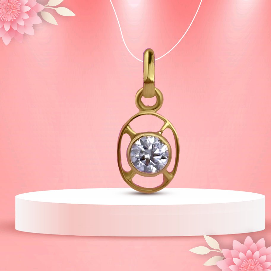 Moissanite Pendant by Aditya Kundli - Aditya Kundali