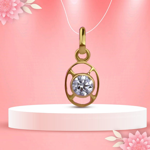 Moissanite Pendant by Aditya Kundli - Aditya Kundali
