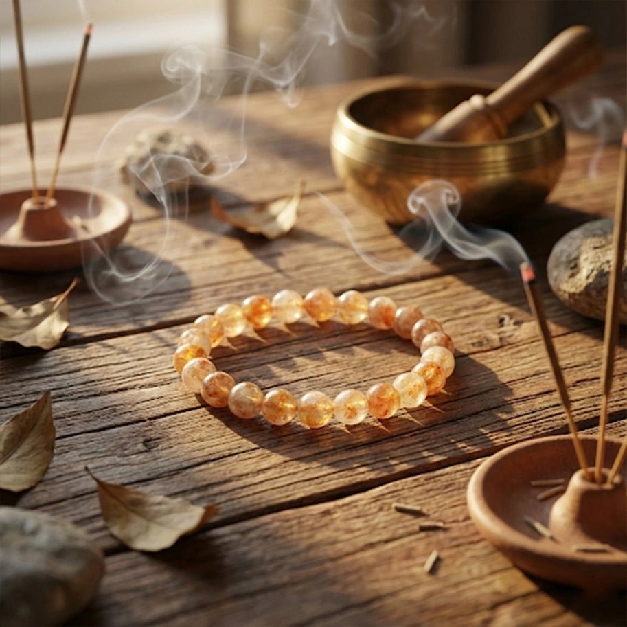 Natural Citrine Bracelet - Aditya Kundali