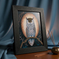 Owl Pyrite Frame - Aditya Kundali