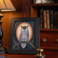 Owl Pyrite Frame - Aditya Kundali