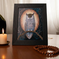 Owl Pyrite Frame - Aditya Kundali