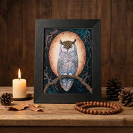 Owl Pyrite Frame - Aditya Kundali
