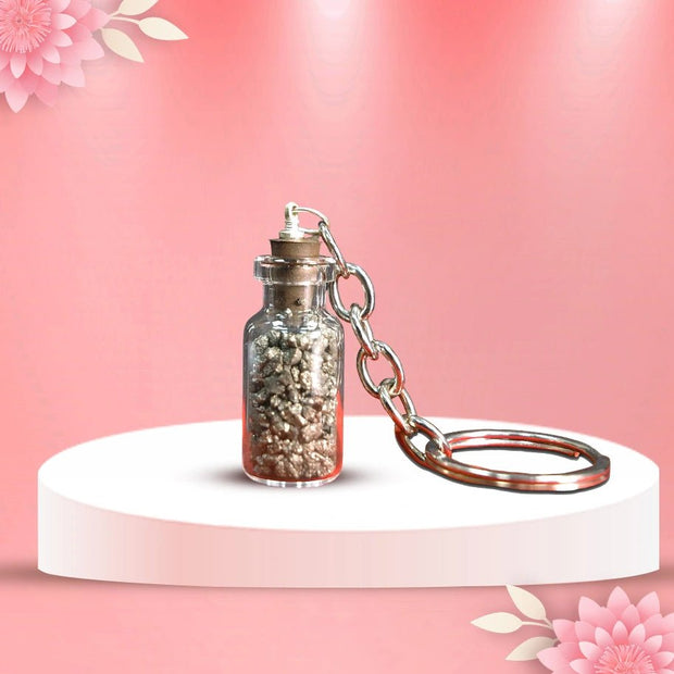Pyrite Jar Keychain - Aditya Kundali