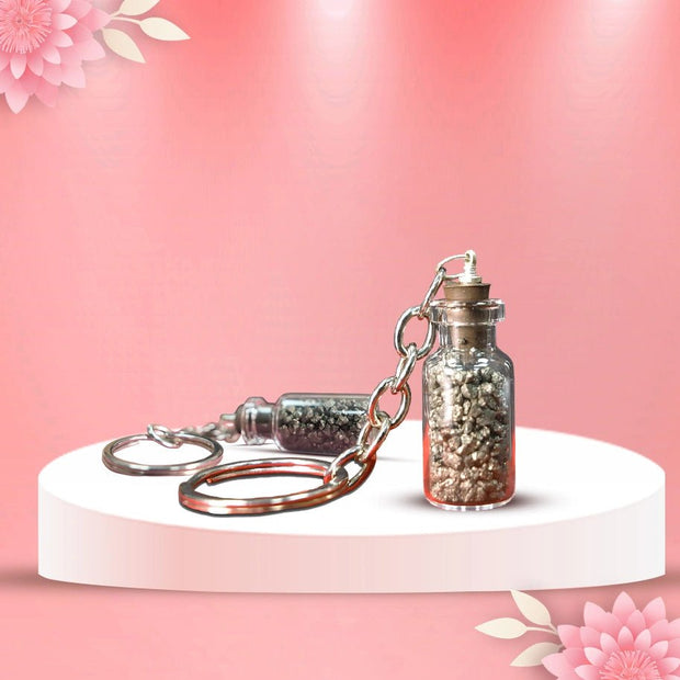 Pyrite Jar Keychain - Aditya Kundali