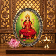 Pyrite Round Laxmi Frame - Aditya Kundali