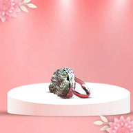 Pyrite Silver Ring - Aditya Kundali
