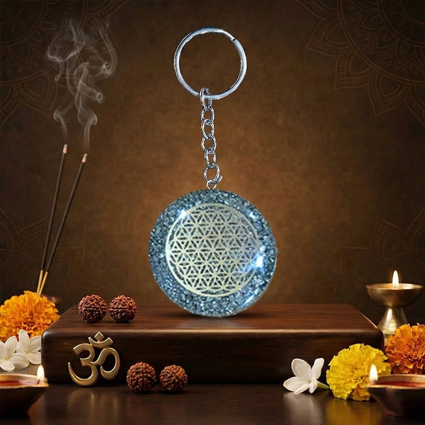 Pyrite Spiritual Keychain - Aditya Kundali