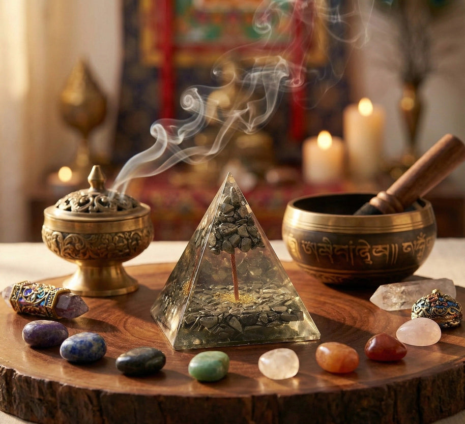 Pyrite Tree Pyramid - Aditya Kundali