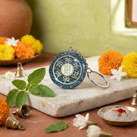 Pyrite Yantra Keychain - Aditya Kundali