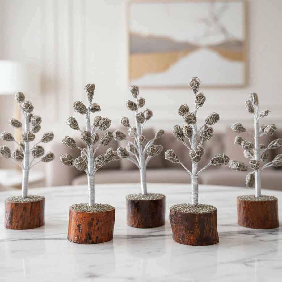 Natural Pyrite Stone Trees