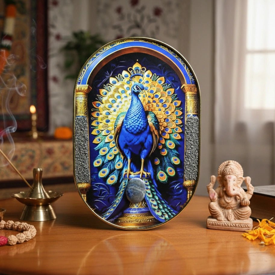 Pyrtie Lapis Peacock Frame - Aditya Kundali