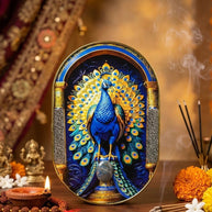 Pyrtie Lapis Peacock Frame - Aditya Kundali