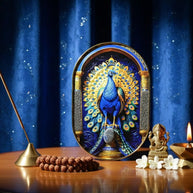 Pyrtie Lapis Peacock Frame - Aditya Kundali