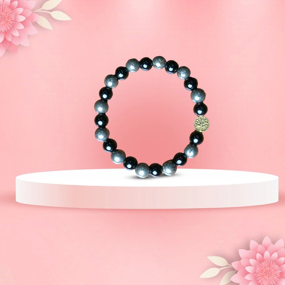 Richie Rich Bracelet With Pyrite & Black Obsidian - Aditya Kundali