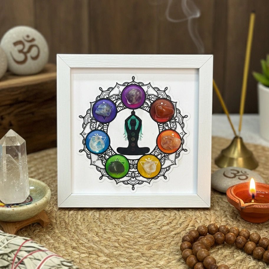 Seven Chakras Crystal Frame - Aditya Kundali