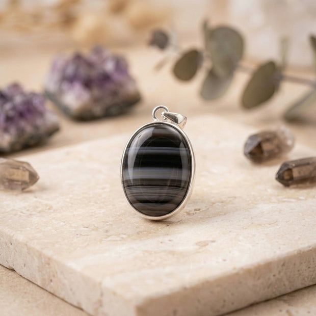 Sulemani Agate Pendant - Aditya Kundali