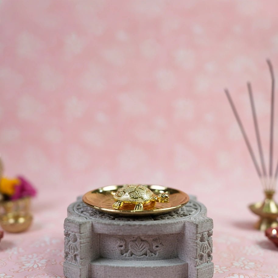 Turtle With Plate - Aditya Kundali