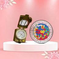 Vastu Chakra Map (6 Inch) + Oil-Filled Compass COMBO