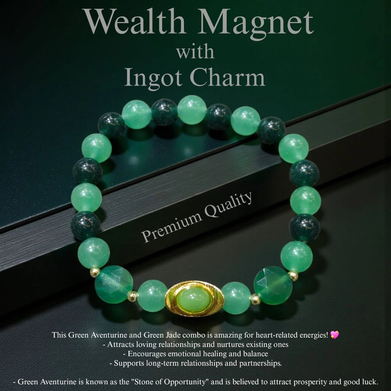 Wealth Magnet with Ingot Charm - Aditya Kundali